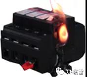 實驗室重現燃爆的試驗照片 SPD防雷專用后備保護器的研究