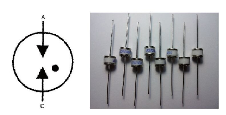 GDT放電管電氣符號和實物圖 浪涌保護器的電氣符號是什么,在系統圖紙中怎么表示?