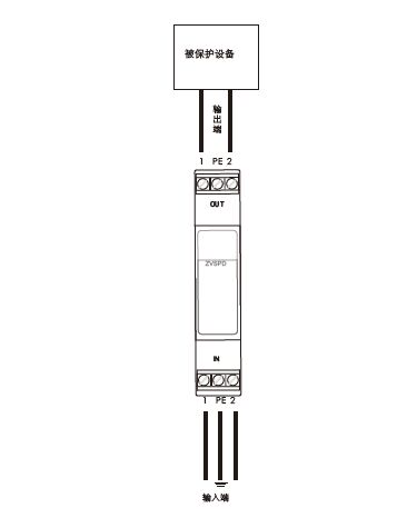 D1類高能量電涌保護器接線圖 消防系統D1類高能量試驗類型的電涌保護器介紹!