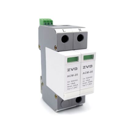 D級浪涌保護器防雷器ACM-20 戶外交流220V小功率配電柜用C級還是D級防雷器,滿足防雷要求嗎?
