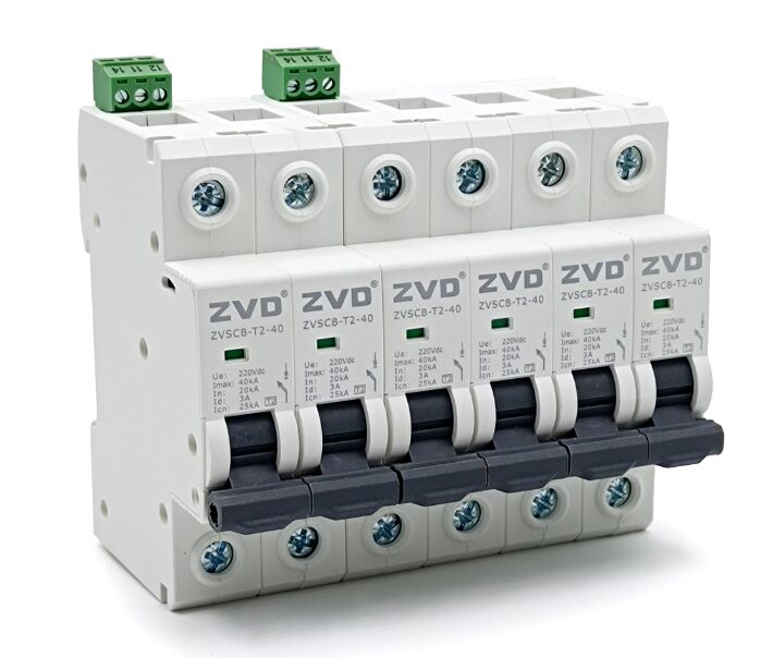 ZVSCB-T2-40后備保護器分斷電流能力 scb浪涌后備保護器分斷電流怎么選?看這里就明白了!