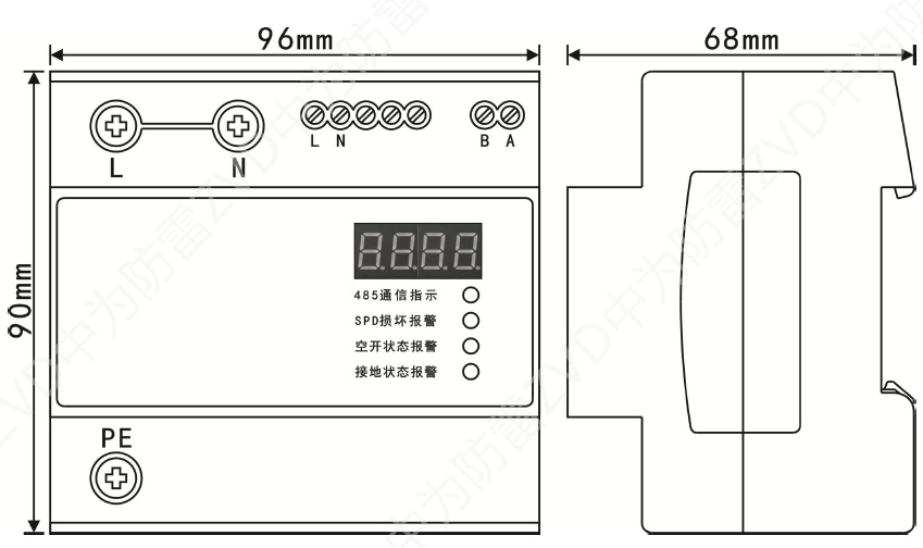 單相智能電源防雷器(SPD+監測一體化模塊)